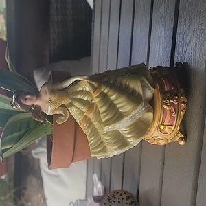 Vintage Beauty and the Beast Princess Belle Statue